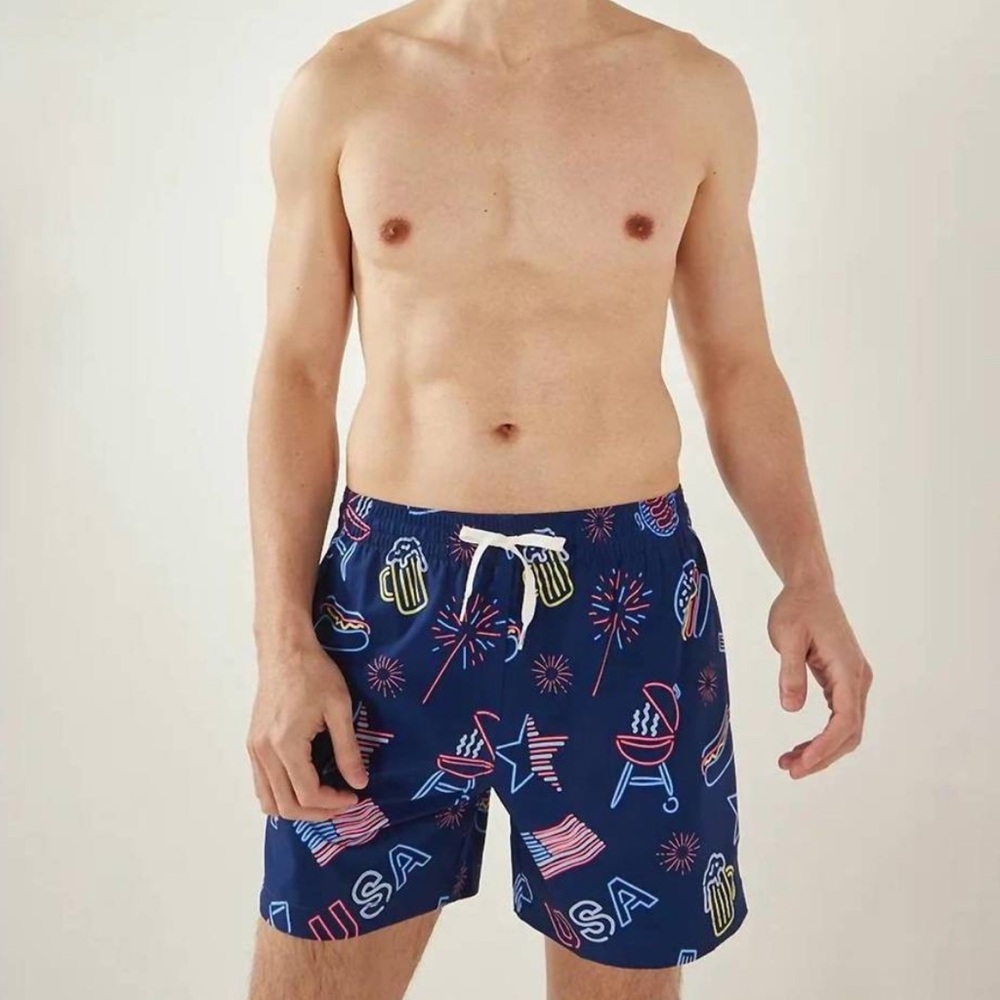 Chubbies Patriotic Lights Swim Trunks